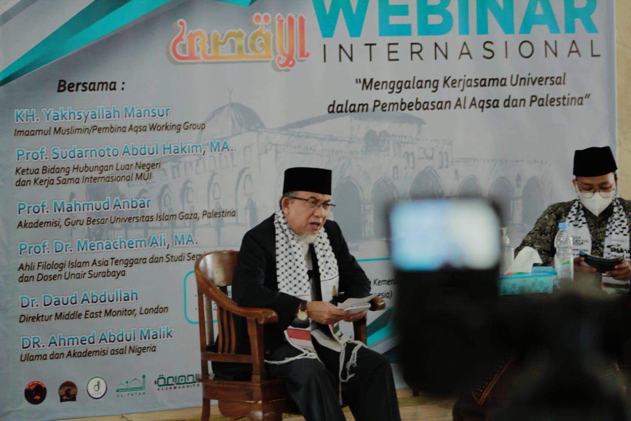 Webinar Internasional AWG Sepakati Persatuan Bisa Membuat Al-Aqsha Merdeka